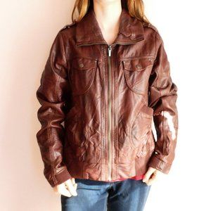 XL Maurices Faux Leather Moto Jacket